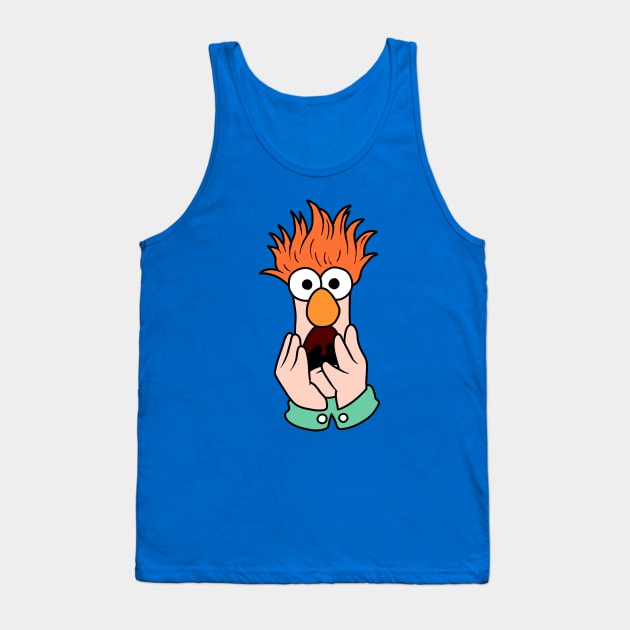 Beaker Muppets Tank Top by valentinahramov